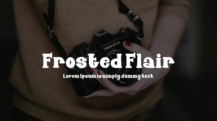 Frosted Flair Font Family