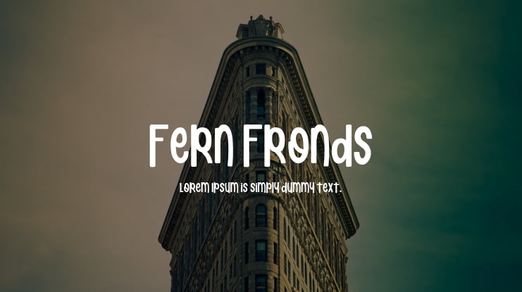 Fern Fronds Font Family