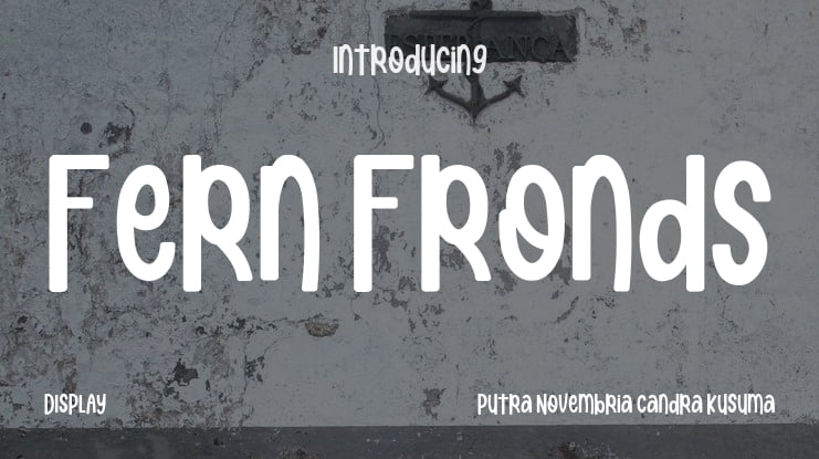 Fern Fronds Font Family