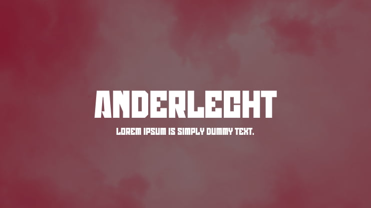 Anderlecht Font Family