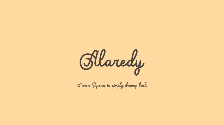 Alaredy Font