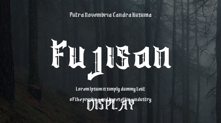 Fujisan Font