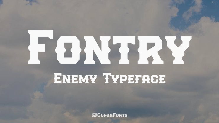 Fontry Enemy Font