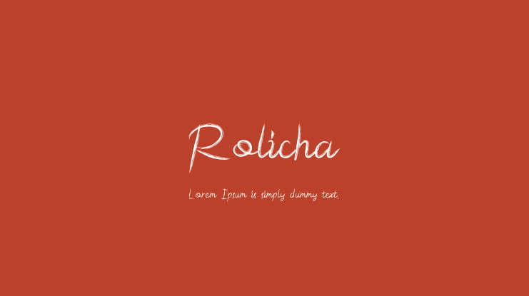 Rolicha Font