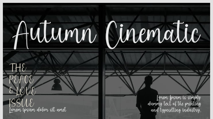 Autumn Cinematic Font