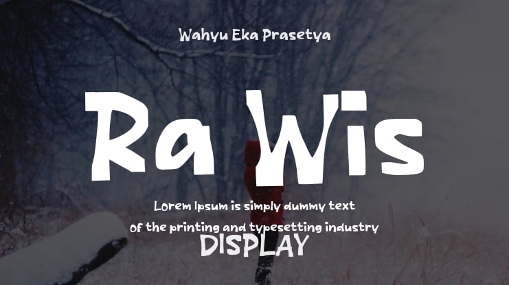 Ra Wis Font