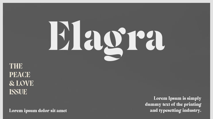 Elagra Font