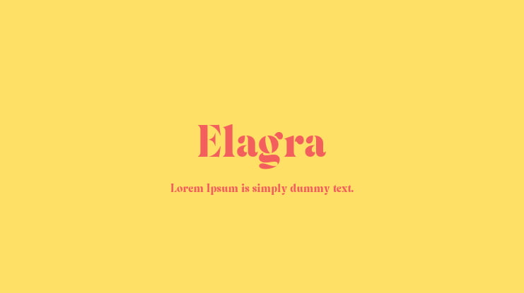 Elagra Font