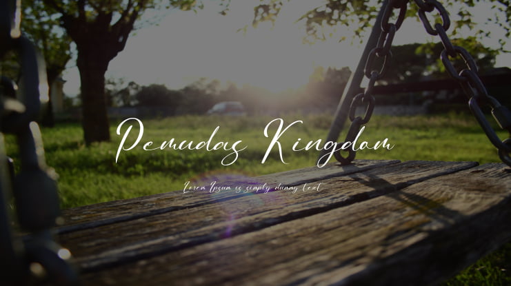 Pemudas Kingdom Font