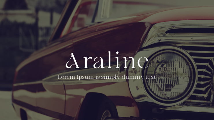 Araline Font Family