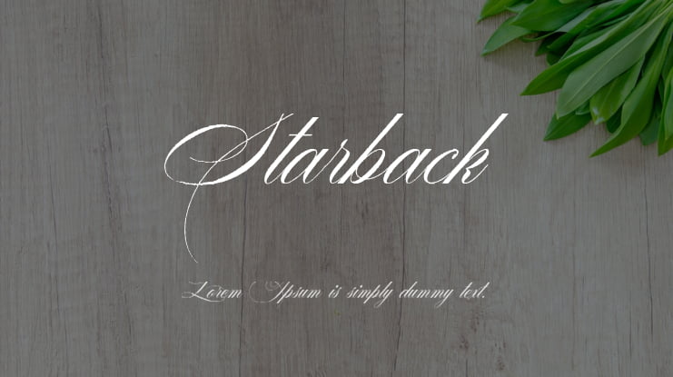 Starback Font