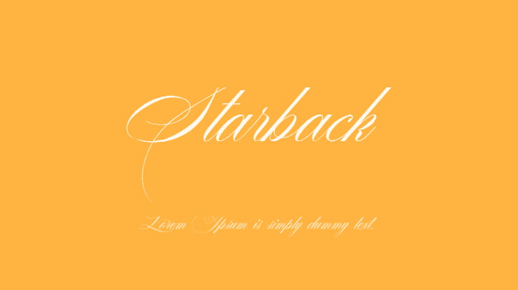 Starback Font