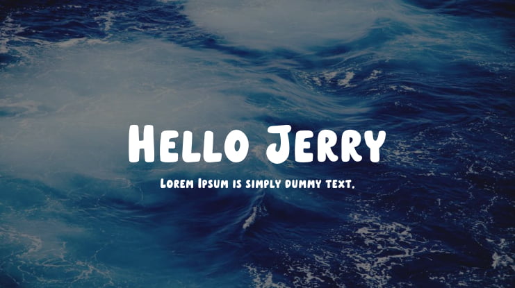 Hello Jerry Font