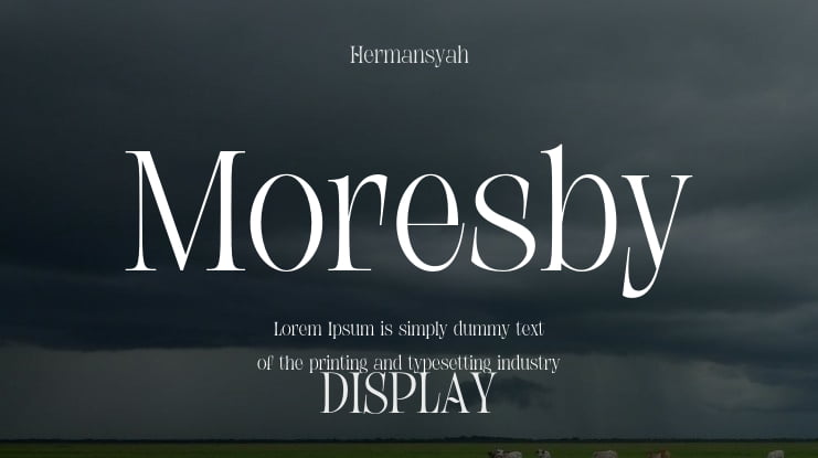 Moresby Font