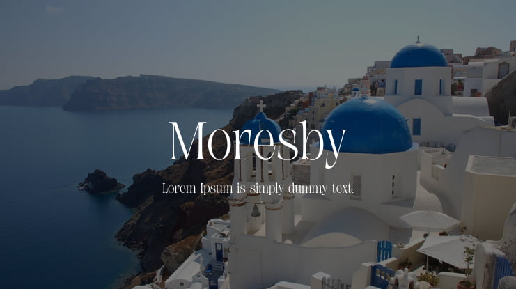 Moresby Font