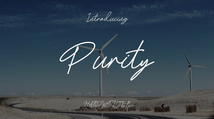 Purity Font