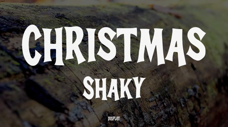 Christmas Shaky Font