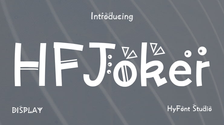 HFJoker Font