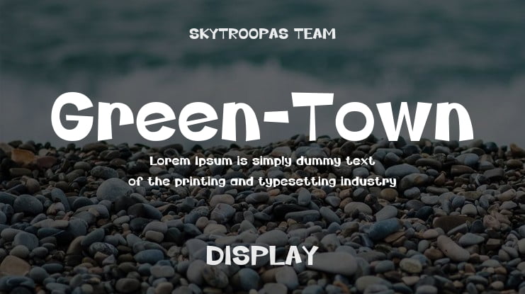 Green-Town Font