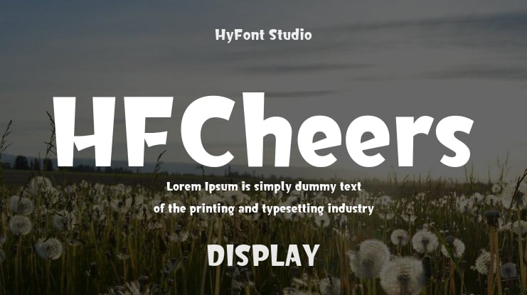 HFCheers Font