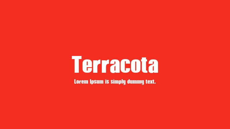 Terracota Font