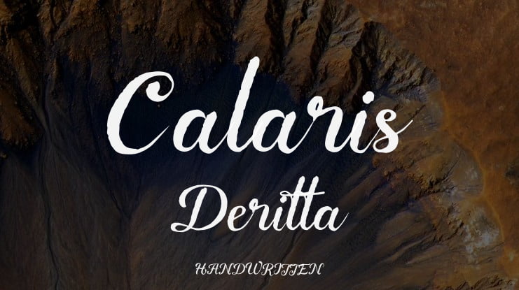 Calaris Deritta Font