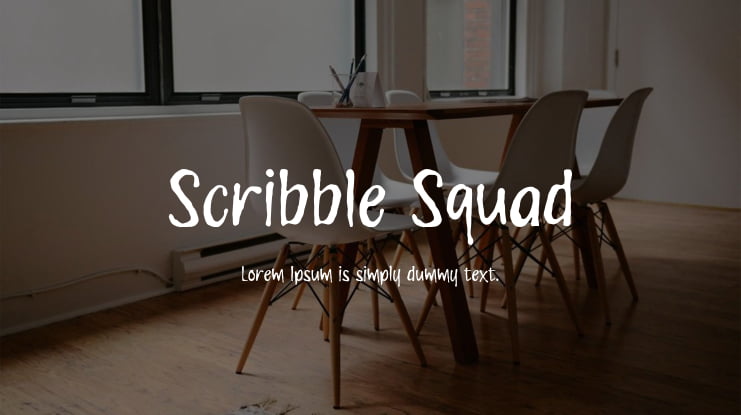 Scribble Squad Font