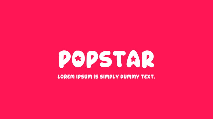 Popstar Font