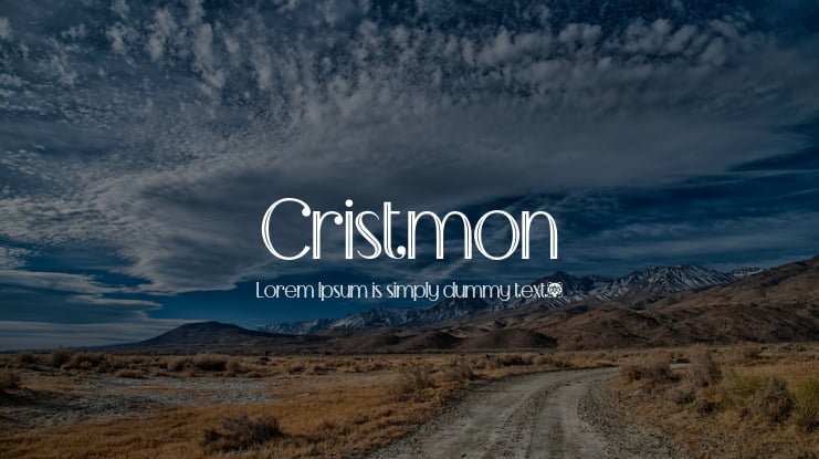 Cristmon Font Family