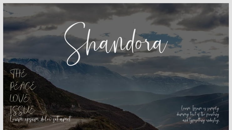 Shandora Font