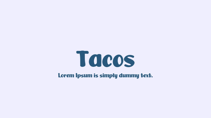 Tacos Font