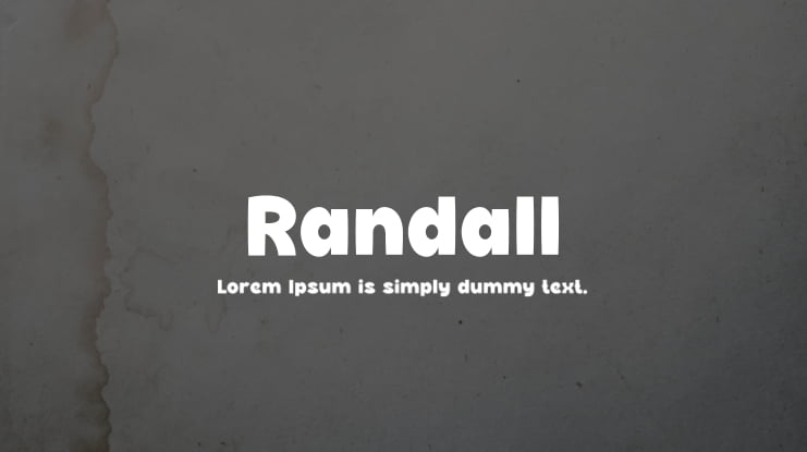 Randall Font