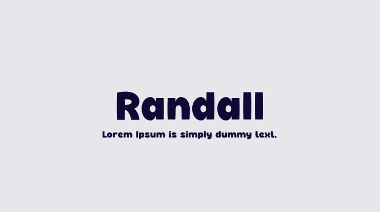 Randall Font