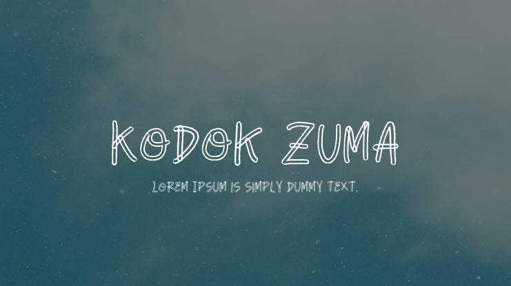 Kodok Zuma Font