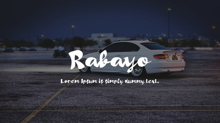 Rabayo Font