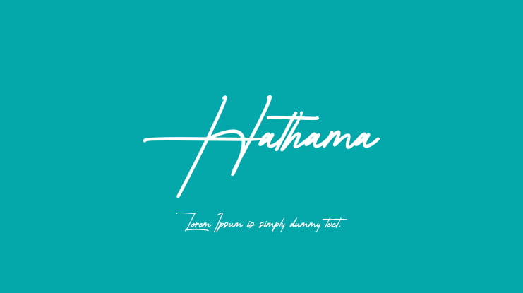 Hathama Font