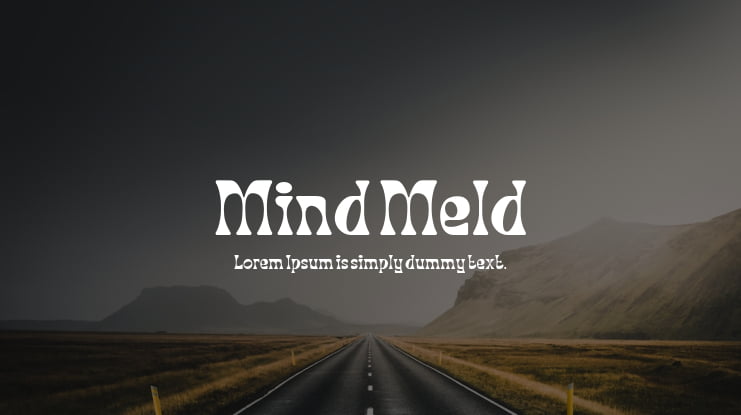 Mind Meld Font Family