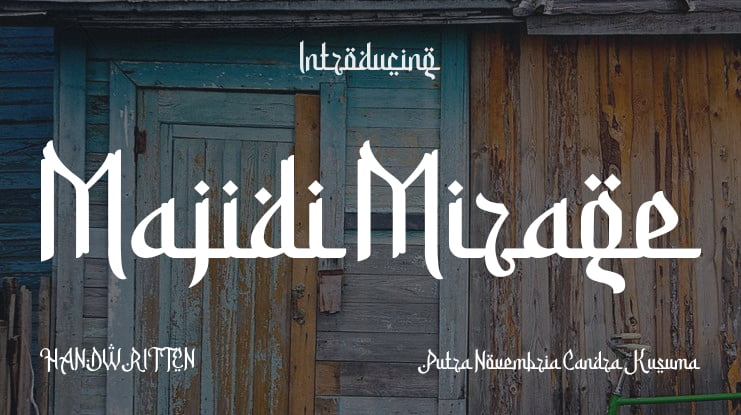 Majidi Mirage Font Family