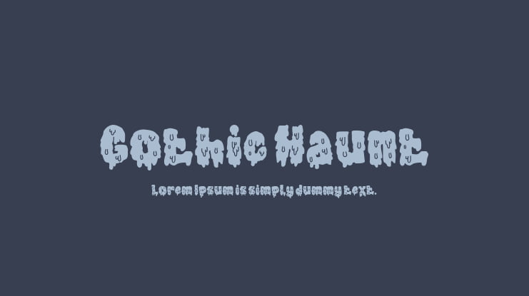 Gothic Haunt Font Family