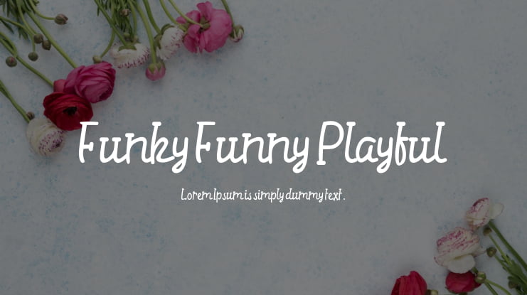 Funky Funny Playful Font Family