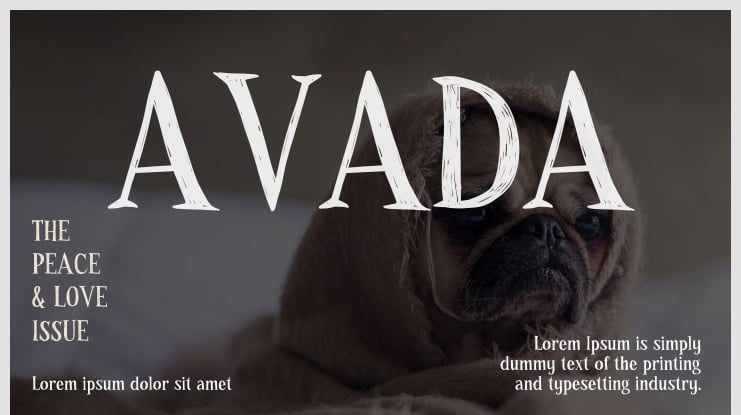 AVADA Font