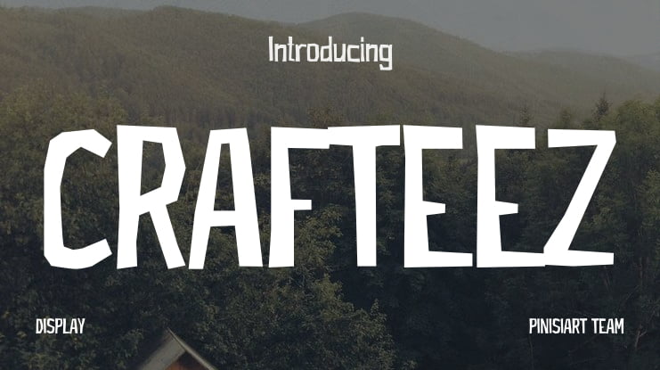 CRAFTEEZ Font