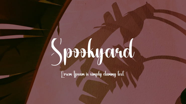 Spookyard Font