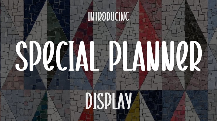 Special Planner Font