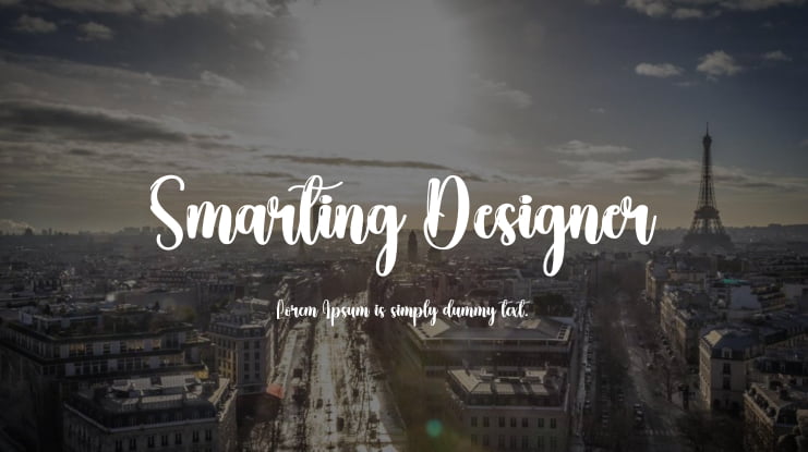 Smarting Designer Font