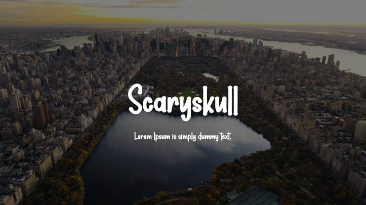 Scaryskull Font