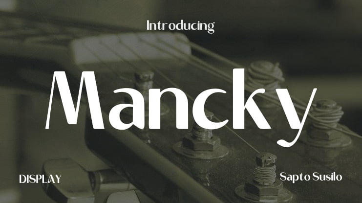 Mancky Font