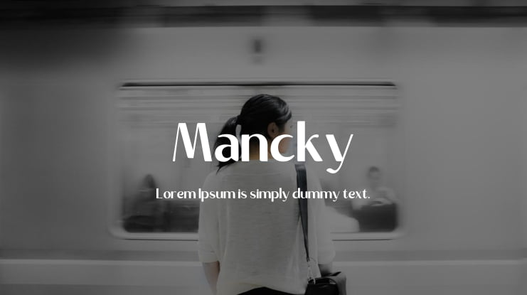 Mancky Font