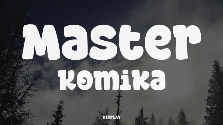 Master Komika Font Family