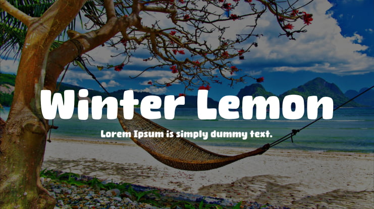 Winter Lemon Font